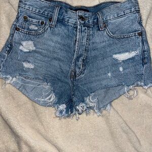 Aeropostal boyfriend Distressed jean shorts